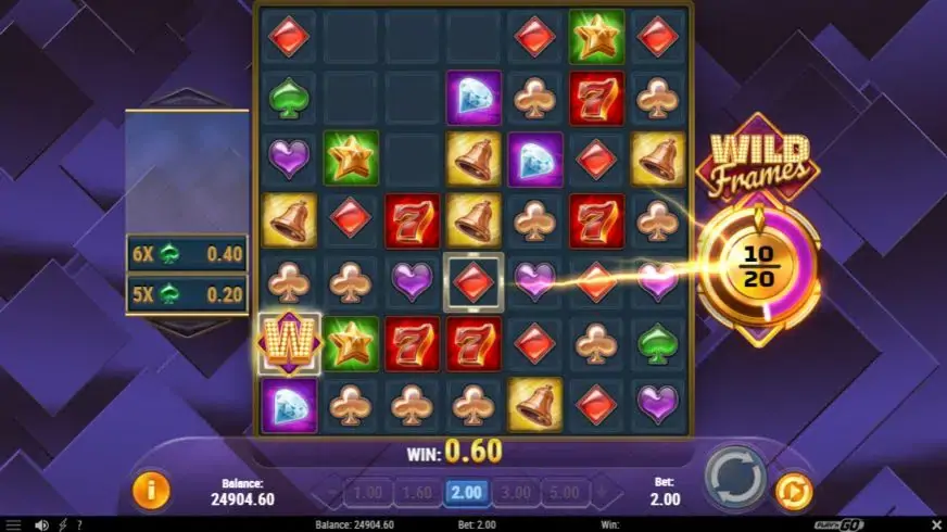Wild Frames slot screenshot 2