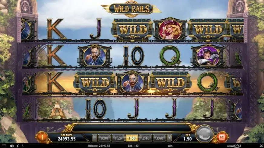Wild Rails slot screenshot 4
