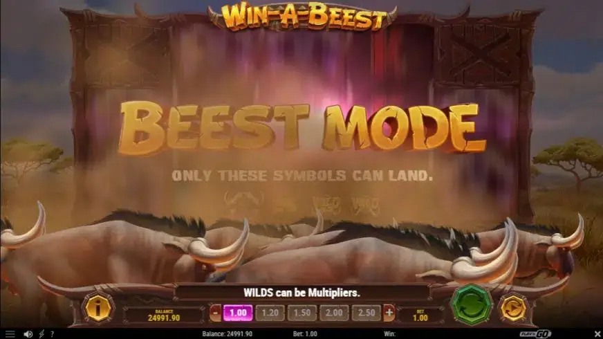 Win A Beest slot screenshot 2
