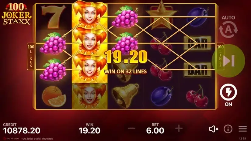 100 Joker Staxx slot screenshot 2