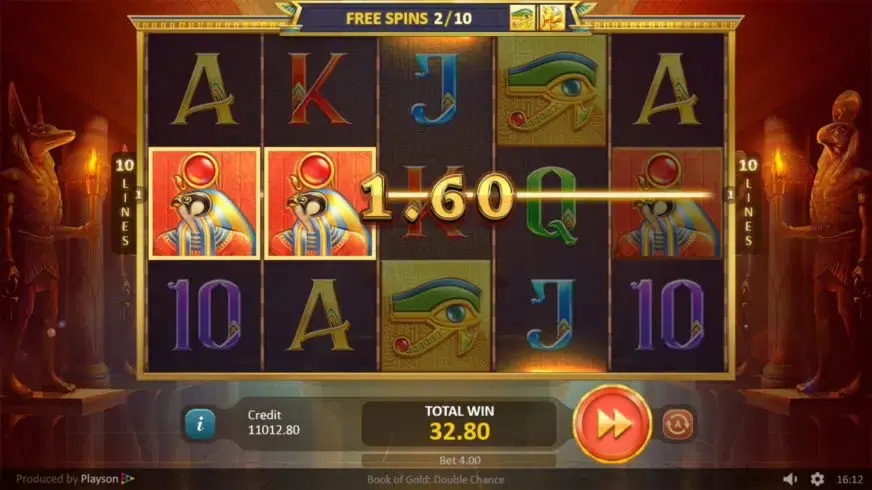 Book of Gold: Double Chance slot screenshot 1