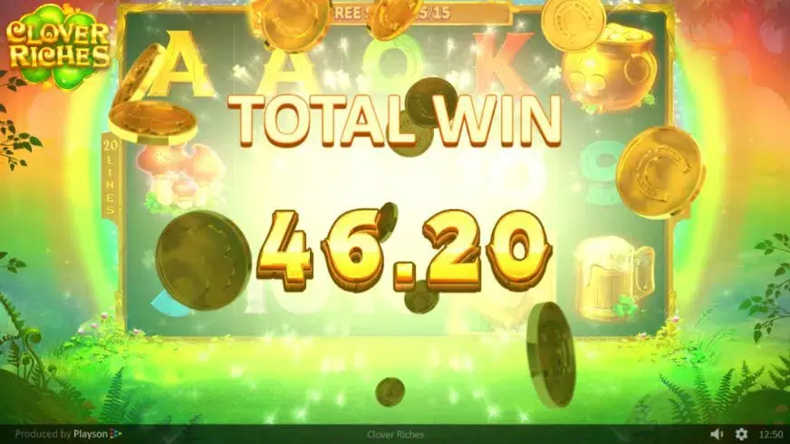 Clover Riches slot screenshot 5