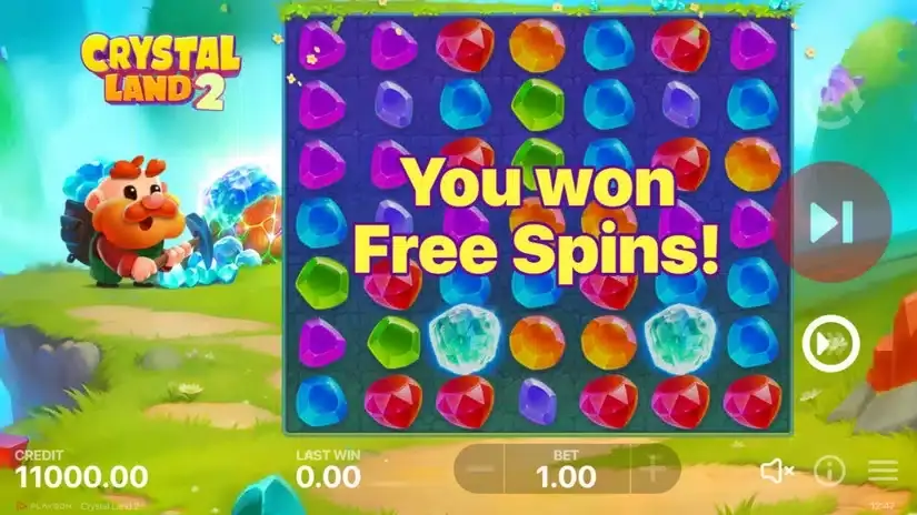 Crystal Land 2 slot screenshot 2