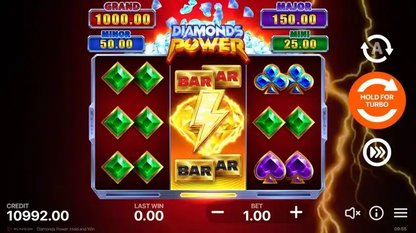Diamonds Power: Hold and Win slot screenshot 3