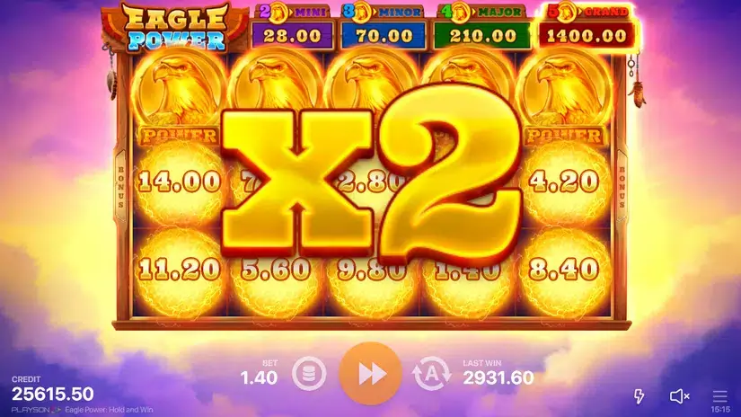Eagle Power: Hold and Win slot screenshot 7