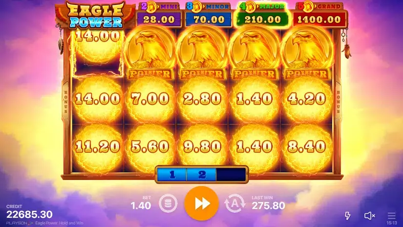 Eagle Power: Hold and Win slot screenshot 6