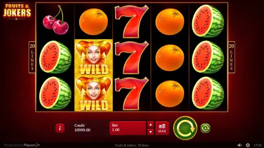 Fruits & Joker slot screenshot 1