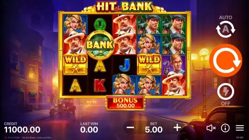 Hit the Bank Hold and Win slot screenshot 