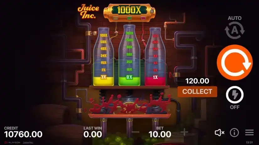 Juice Inc. slot screenshot 2