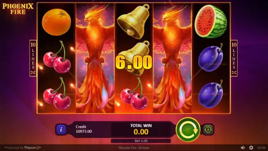 Phoenix Fire slot screenshot 3