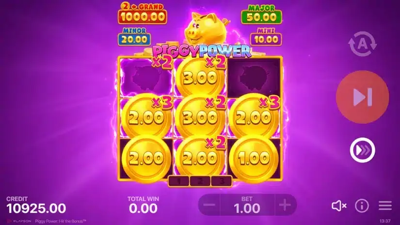 Piggy Power: Hit the Bonus slot screenshot 