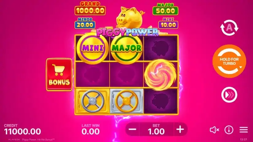 Piggy Power: Hit the Bonus slot screenshot 