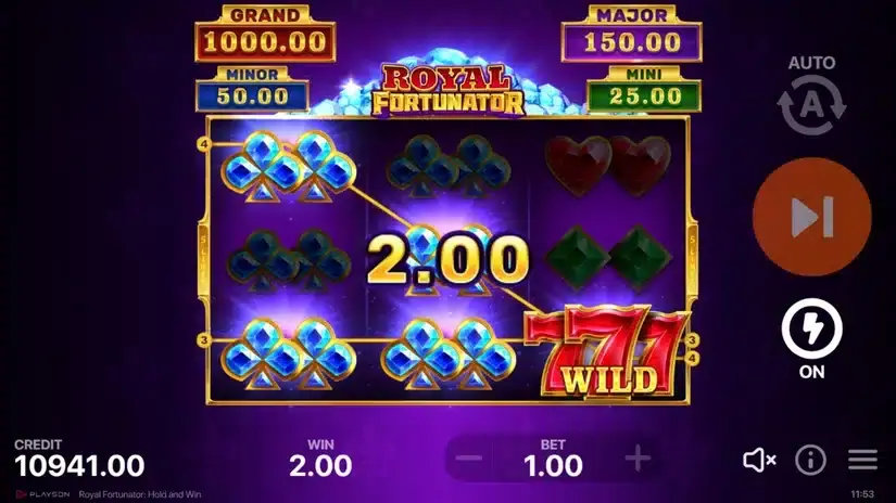 Royal Fortunator: Hold and Win slot screenshot 5