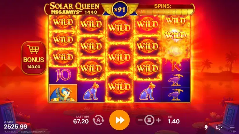 Solar Queen Megaways slot screenshot 6