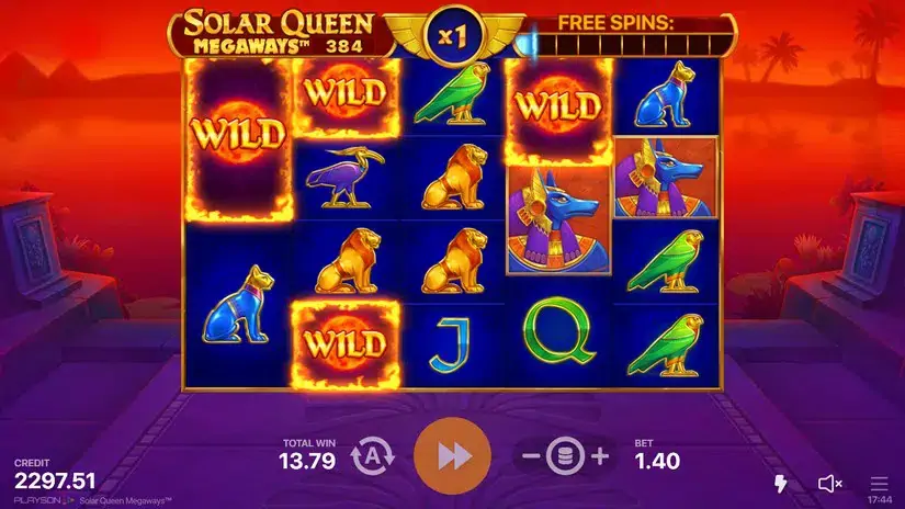 Solar Queen Megaways slot screenshot 2