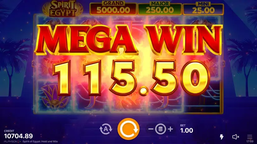 Spirit of Egypt: Hold and Win slot screenshot 6