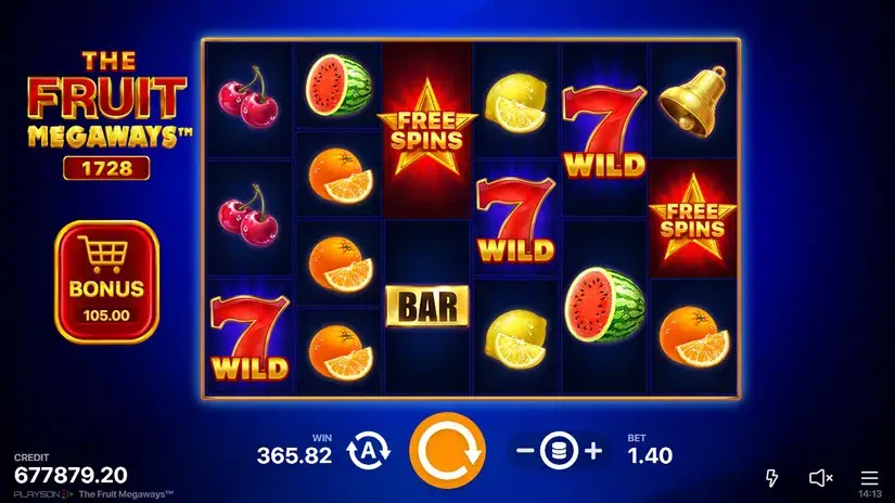 The Fruit Megaways slot screenshot 1