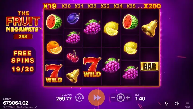 The Fruit Megaways slot screenshot 4