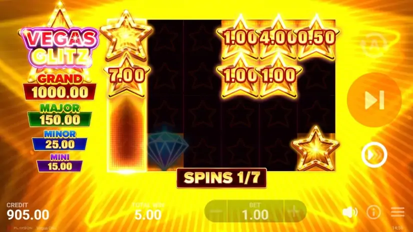 Vegas Glitz slot screenshot 4