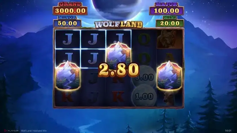 Wolf Land: Hold and Win slot screenshot 3