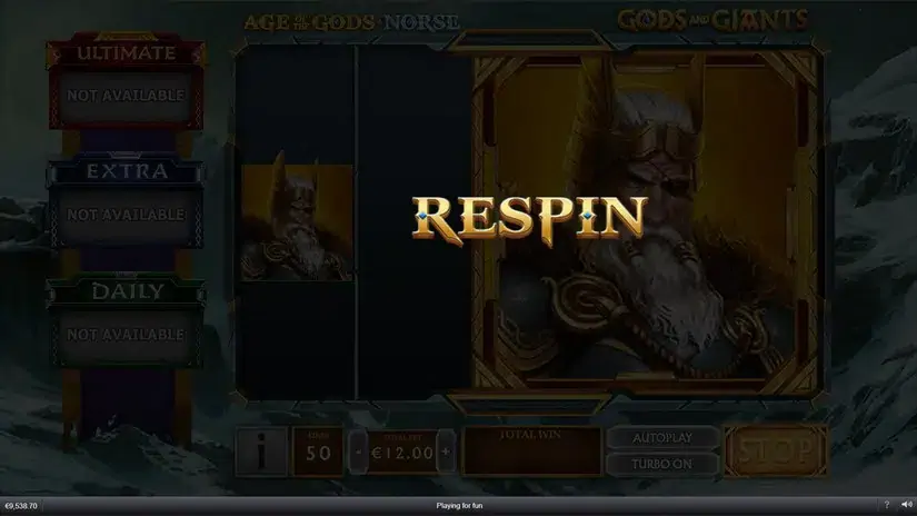 Age of the Gods Norse Gods and Giants slot screenshot 