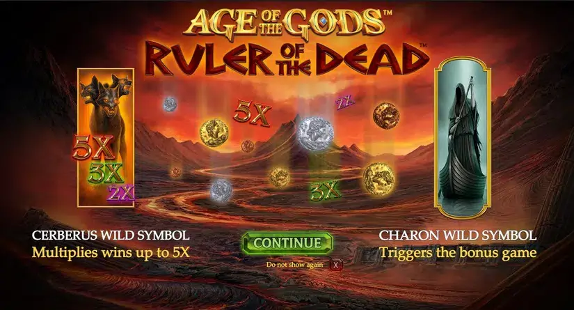 Age of the Gods Ruler of the Dead slot screenshot 1