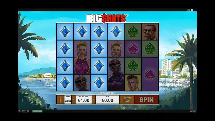 Big Shots slot screenshot 2