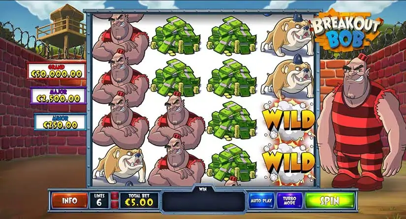 Breakout Bob slot screenshot 2
