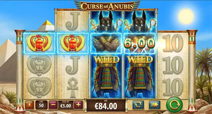 Curse of Anubis slot screenshot 2