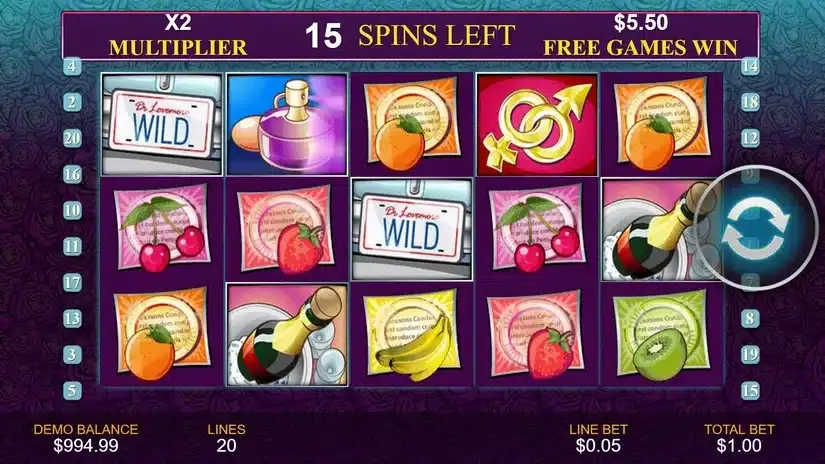 Dr. Lovemore slot screenshot 5