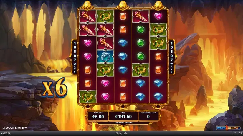 Dragon Spark slot screenshot 4