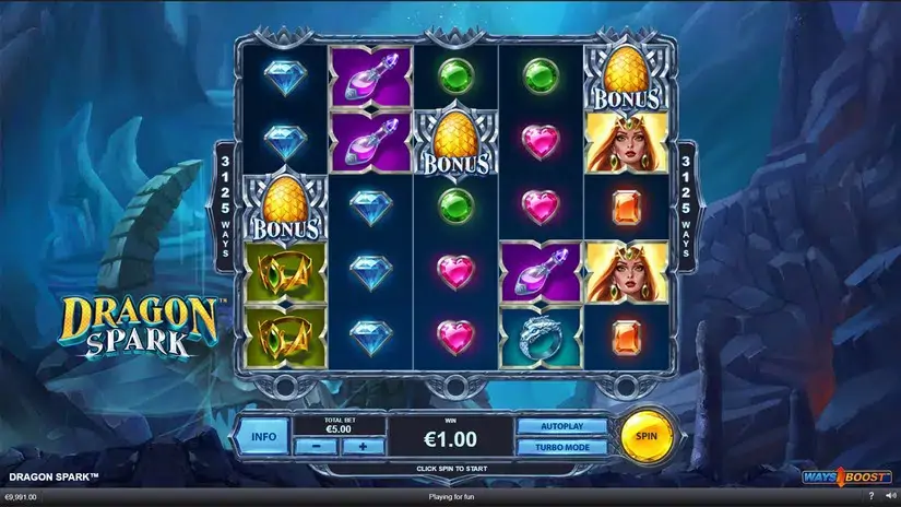Dragon Spark slot screenshot 2