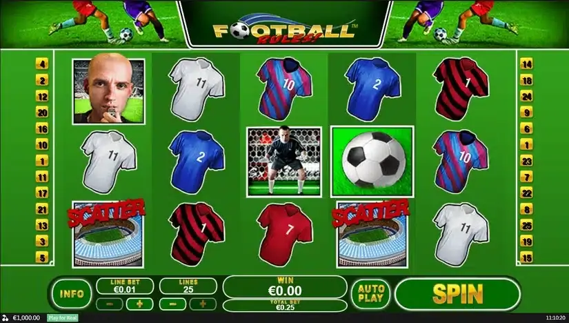 Football Rules slot screenshot 