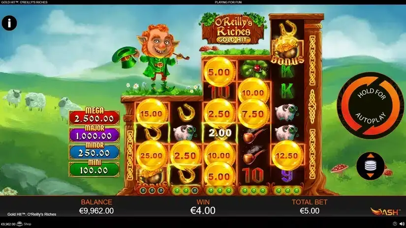 Gold Hit O’Reilly’s Riches slot screenshot 3
