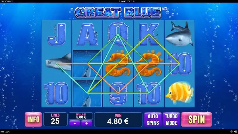 Great Blue slot screenshot 