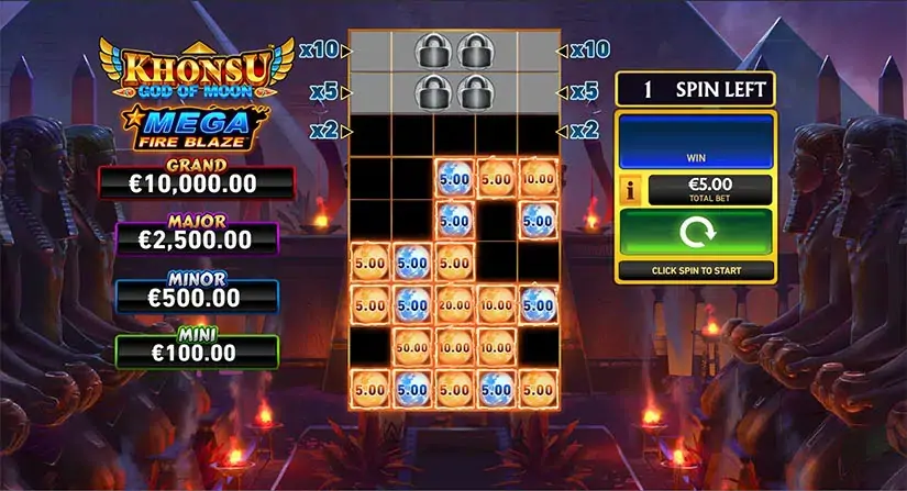 Khonsu God of Moon Mega Fire Blaze slot screenshot 4