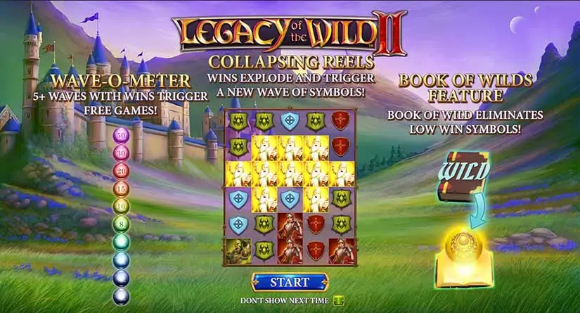 Legacy of the Wild 2 slot screenshot 
