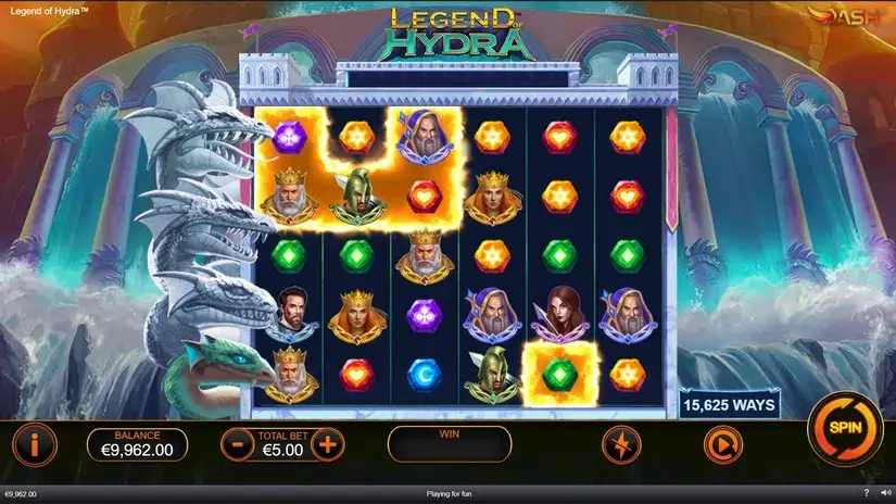Legend of Hydra slot screenshot 2