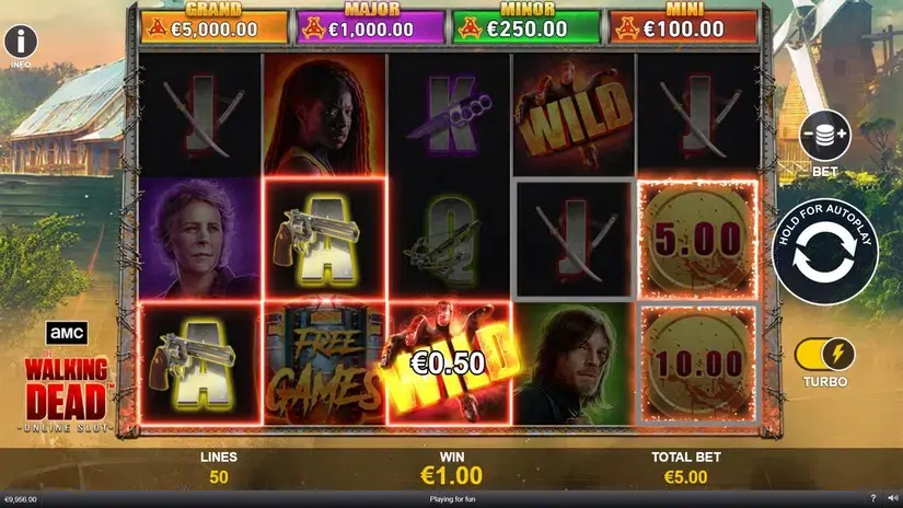 The Walking Dead slot screenshot 2