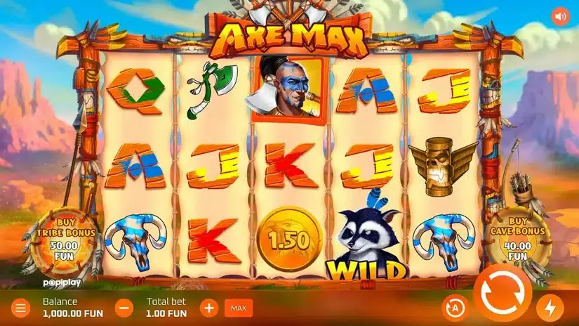 Axe Max slot screenshot 
