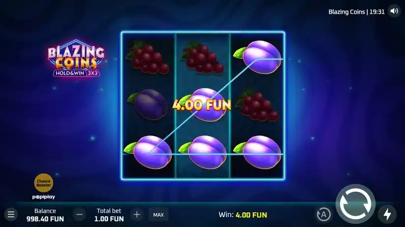 Blazing Coins Hold and Win slot screenshot 4