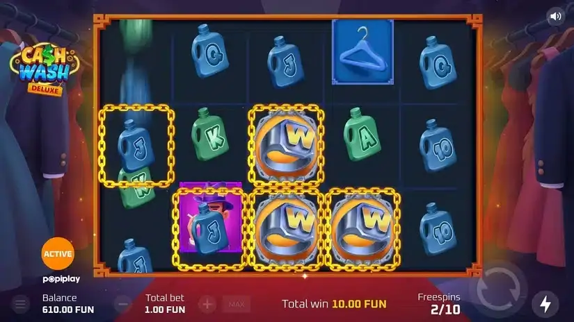 Cash Wash Deluxe slot screenshot 4