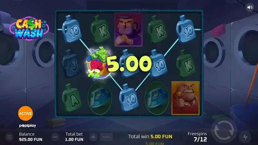 Cash Wash slot screenshot 4