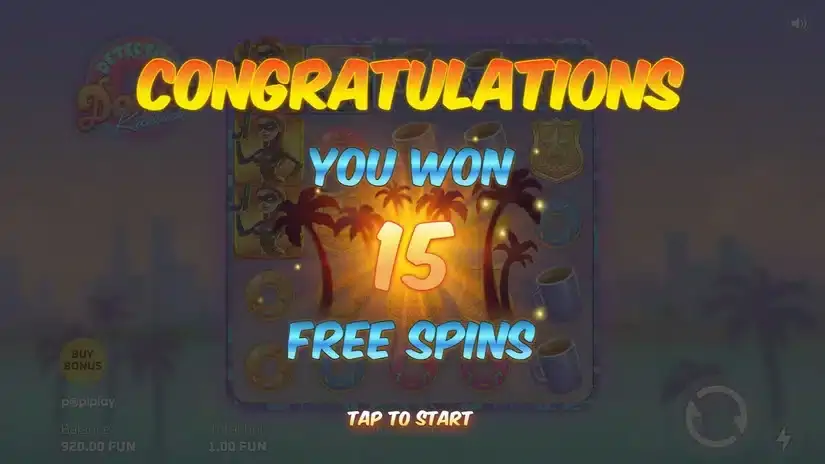 Detective Donut Kickback slot screenshot 3