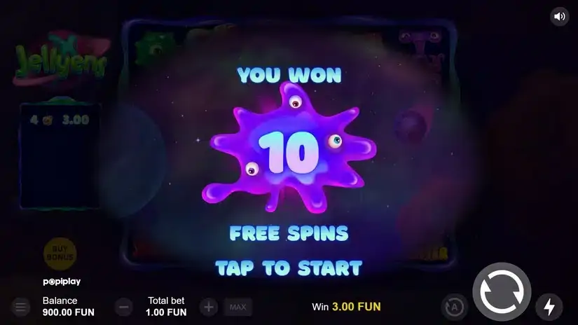 Jellyens X slot screenshot 3