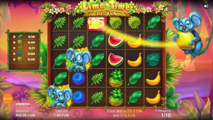 Lime Time slot screenshot 5