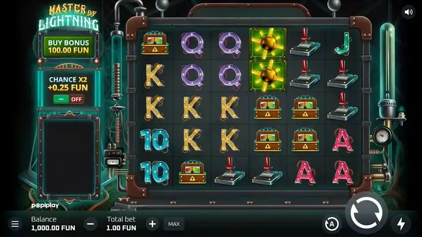 Master of Lightning slot screenshot 