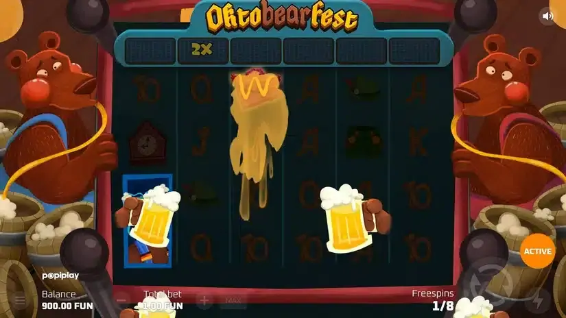 Oktobearfest slot screenshot 3
