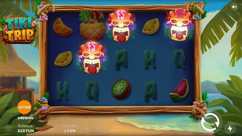 Tiki Trip slot screenshot 3