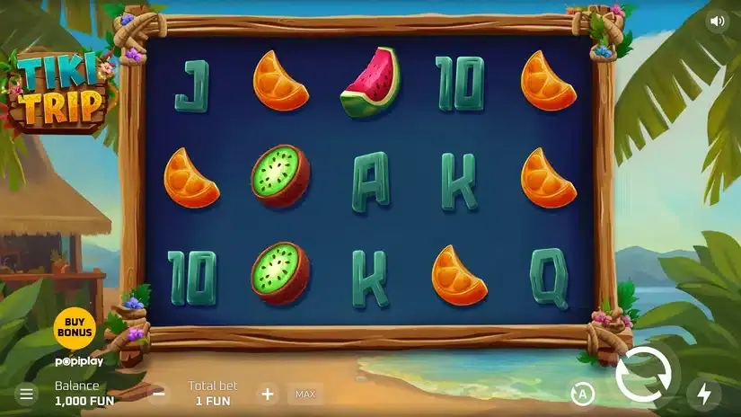 Tiki Trip slot screenshot 1